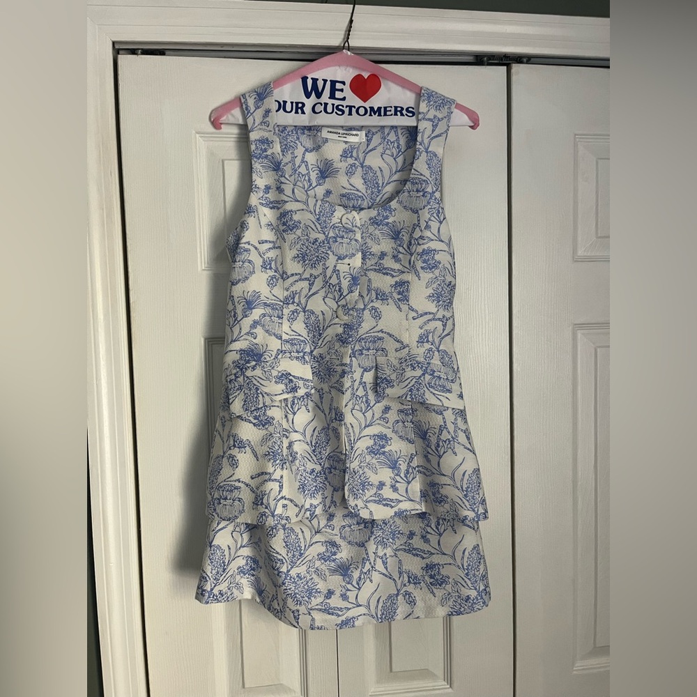 Amanda Uprichard Kya Short Romper